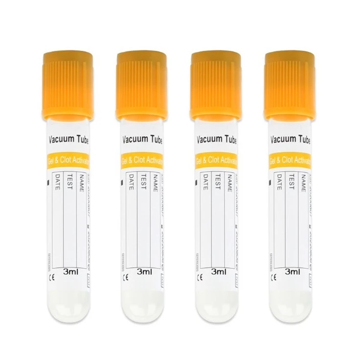 Disposable Vacuum Gel&Clot Activator Blood Collection Tube factory