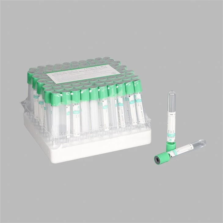 Vacuum Blood Collection Tube‑Heparin Tube (Green‑Cap) factory