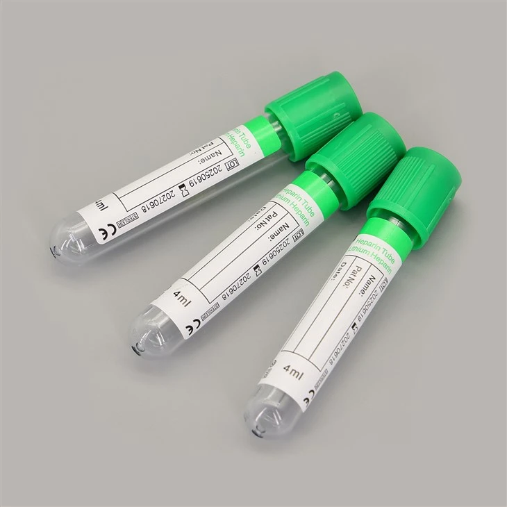 Vacuum Blood Collection Tube‑Heparin Tube (Green‑Cap)